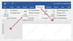 Cara Membuat Footnote Di Word Otomatis Rapi Dan Mudah Nusamedia