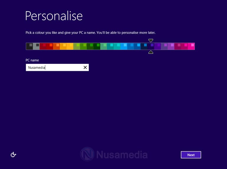 atur nama windows 8