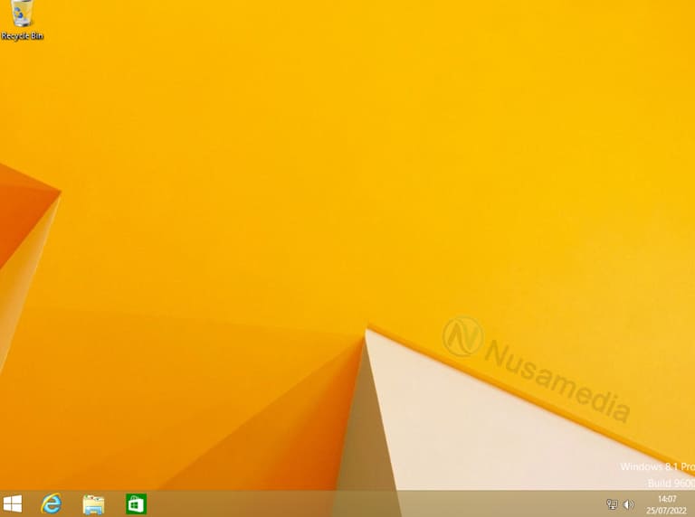 instalasi windows 8 berhasil