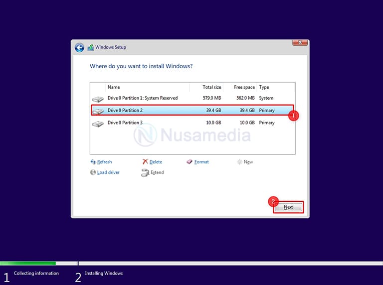 memulai install ulang windows 8