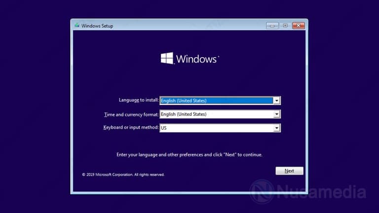 cara install windows di virtualbox